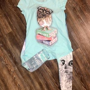 Justice 2 piece Outift